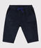 Pantalón de pana gruesa para bebé azul SMOKING