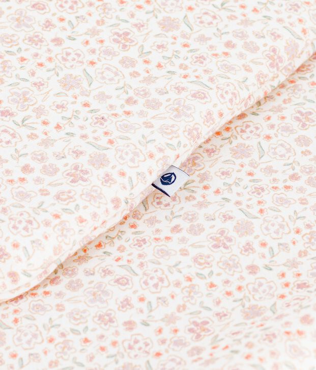 Saco para beb&eacute; de algod&oacute;n con estampado de flores TOG 1,5 blanco/multicolor