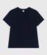 Camiseta Recta de algodón liso para mujer