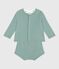 Conjunto de tres piezas de algodón y camiseta a rayas con limón para recién nacido PAUL/ MULTICO