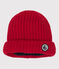 Gorro de punto tricotado con forro polar reciclado para bebé STOP