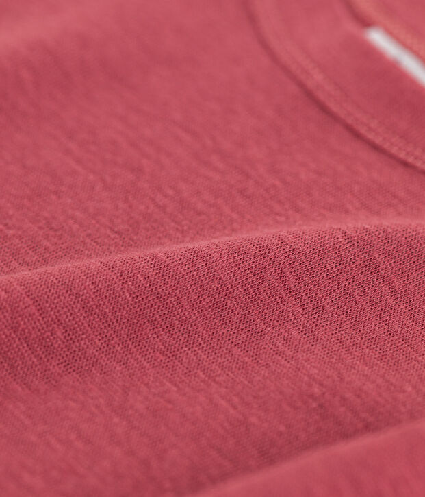 Camiseta L'ICONIQUE de lino de mujer rosa