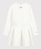Vestido de niña Petit Bateau x Deyrolle blanco MARSHMALLOW