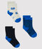 Juego de 3 pares de calcetines para bebé variante 1