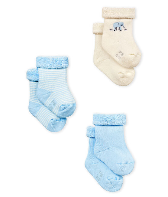 Lote de 3 pares de calcetines para bebé unisex variante 2