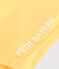 Bermudas cortas infantiles de algodón amarillo ORGE
