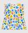 Blusa sin mangas con estampado de flores de popelina de bebé blanco MARSHMALLOW/blanco MULTICO