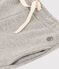 Pantalón de chándal de muletón para niña gris CHATON CHINE