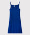 Vestido de tirantes emblemático de algodón de mujer azul SURF