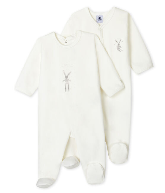 Dúo de pijamas de terciopelo para bebé variante 1