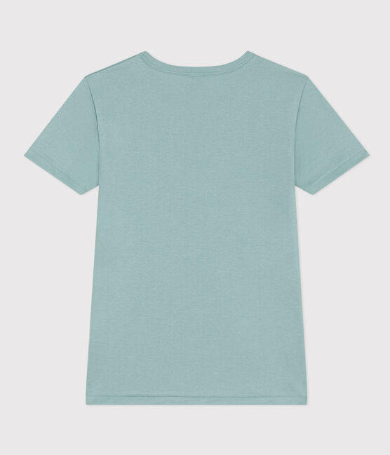 Camiseta de manga corta de algodón verde PAUL