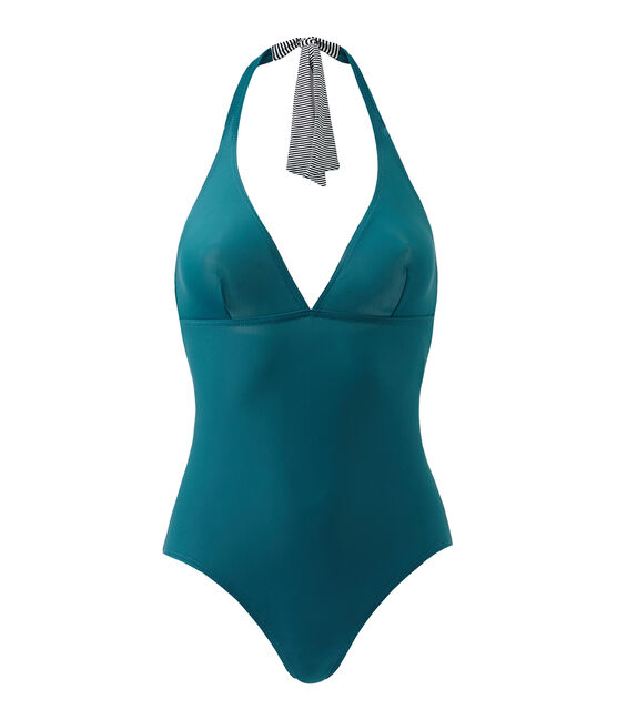 Bañador de 1 pieza para mujer verde Rivage