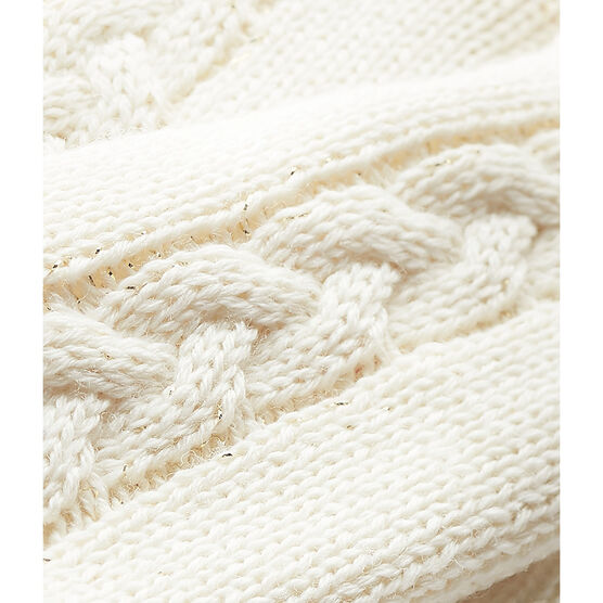 Guantes para niña beige COQUILLE/amarillo DORE