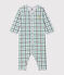 Pijama sin pies de túbico para bebé niño blanco MARSHMALLOW/blanco MULTICO