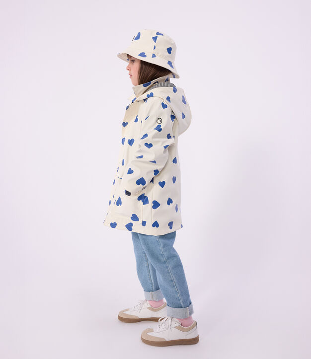 Chubasquero ic&oacute;nico infantil azul/azul