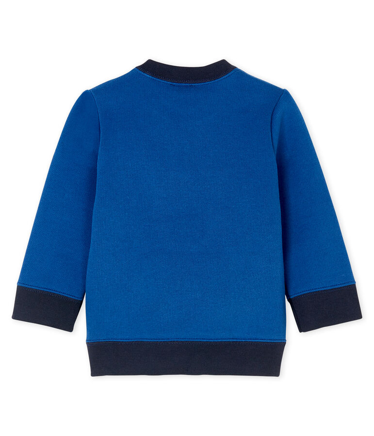 Sudadera de mulet&oacute;n para beb&eacute; ni&ntilde;o azul