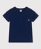 Camiseta de punto flameado para niño azul MEDIEVAL