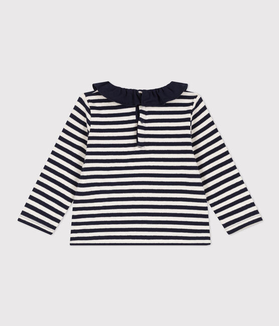 Blusa de túbico de manga larga para bebé azul SMOKING/ AVALANCHE