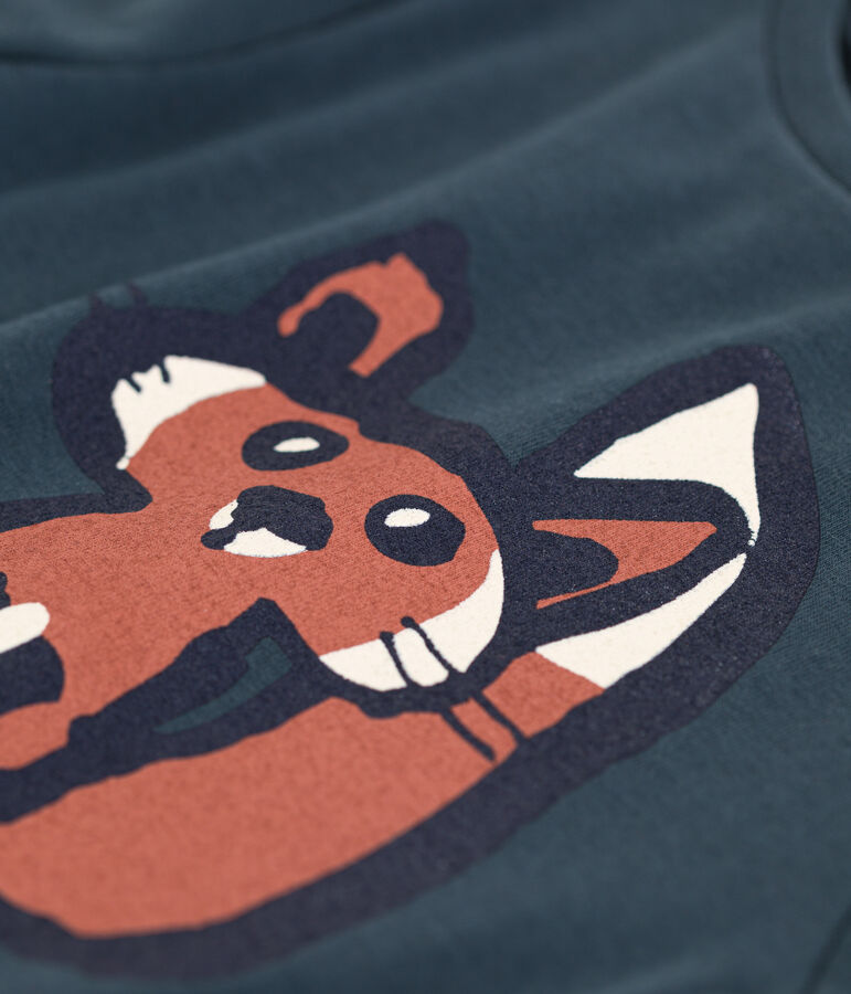 Camiseta de algod&oacute;n de manga larga de ni&ntilde;a/ni&ntilde;o gris