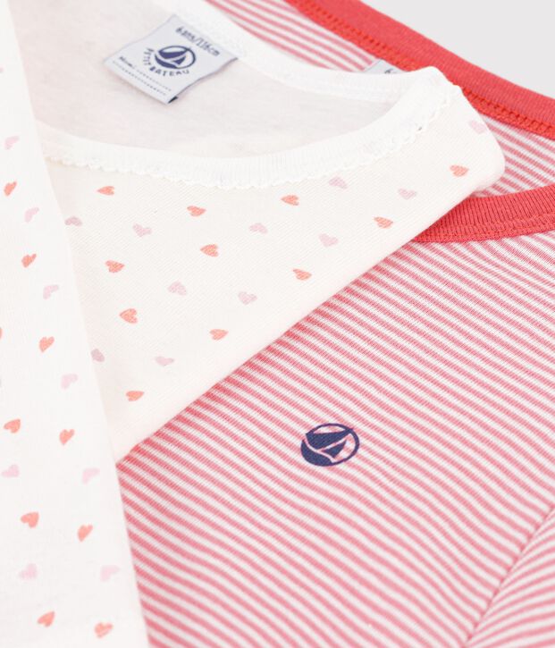 Juego de pijamas infantiles de algod&oacute;n estampado multicolor