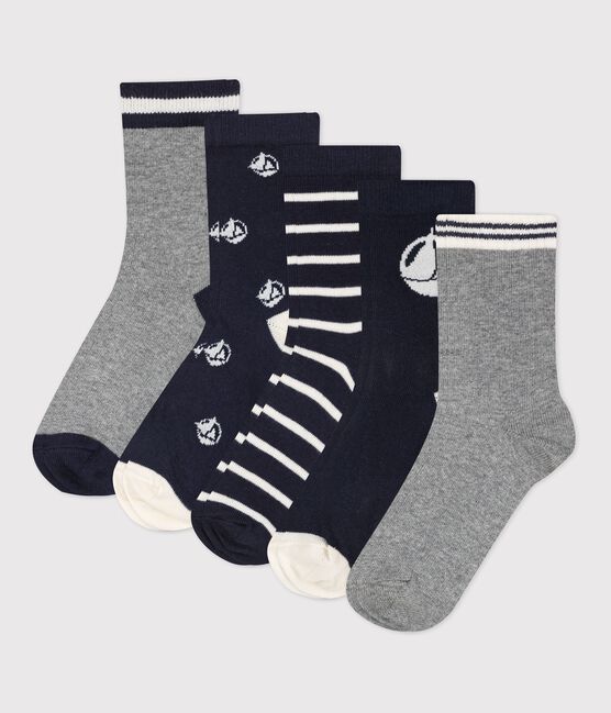 Juego de 5 pares de calcetines de niño variante 1