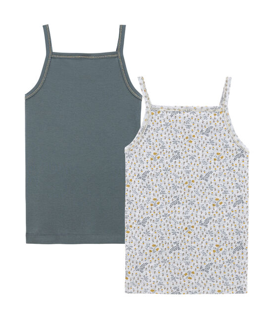 Pack de 2 camisetas de tirantes para niña variante 1