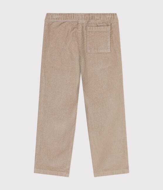 Pantalón recto de pana para niño HUITRE