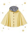 Capa de lluvia para bebé mixto amarillo DORE