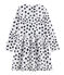 Vestido para niña Jean Jullien blanco MARSHMALLOW/ DOTTIES