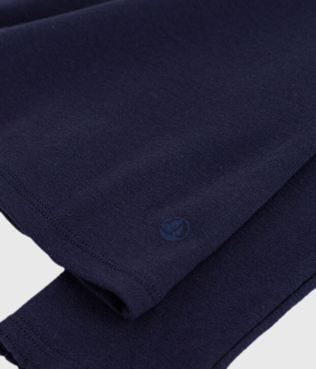 Camiseta Ic&oacute;nica cocotte de manga larga de algod&oacute;n para mujer azul