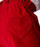 Shorts de pana lisa para bebé rojo TERKUIT