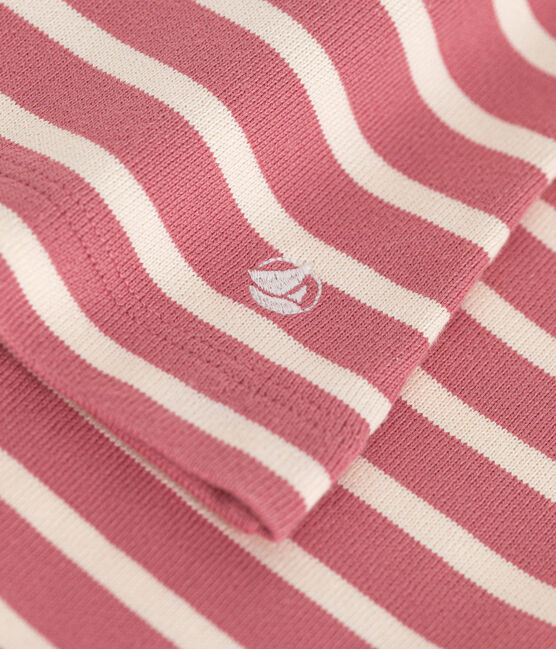 Marinera de algodón con botones para mujer rosa ROSEWOOD/ AVALANCHE