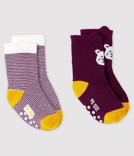 Juego de 2 pares de calcetines para bebé variante 3