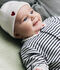 Gorro de reci&eacute;n nacido unisex de algod&oacute;n de punto blanco