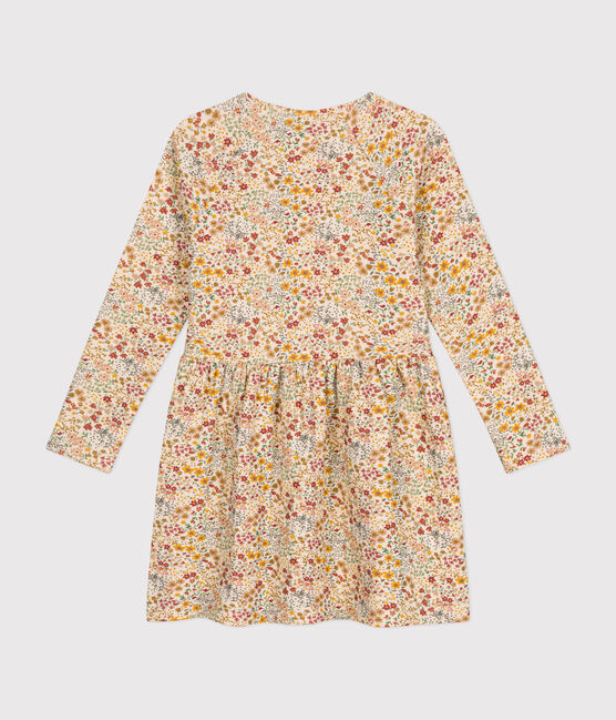 Vestido de túbico de manga larga para niña blanco AVALANCHE/ MULTICO