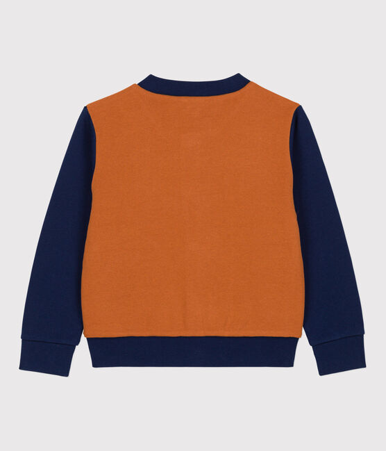 Chaqueta de béisbol de muletón de niña / niño marron ECUREUIL/ MEDIEVAL