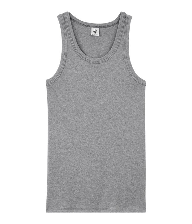 Camiseta de tirantes ic&oacute;nica para mujer gris