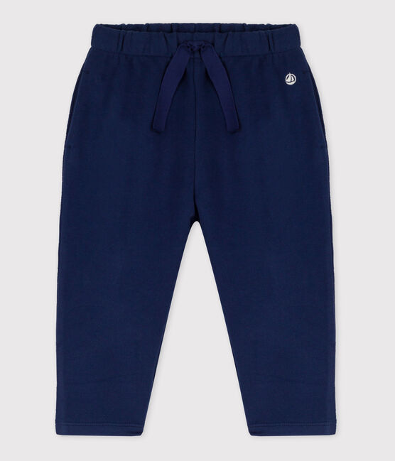 Pantalón de felpa para bebé azul MEDIEVAL