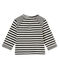 Camiseta a rayas para bebé niño negro CITY/blanco MARSHMALLOW