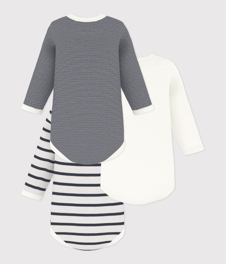 Juego de 3 bodis de manga larga para beb&eacute; variante 1