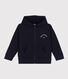 Sudadera con capucha y cremallera para niño
