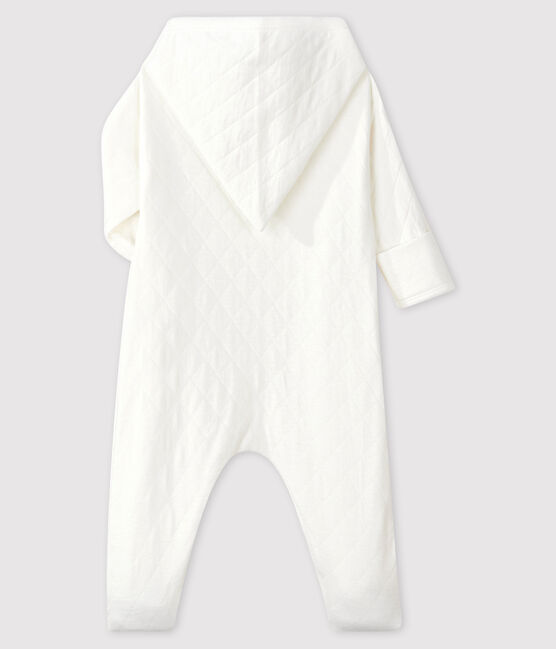 Mono largo para bebé de túbico acolchado blanco MARSHMALLOW