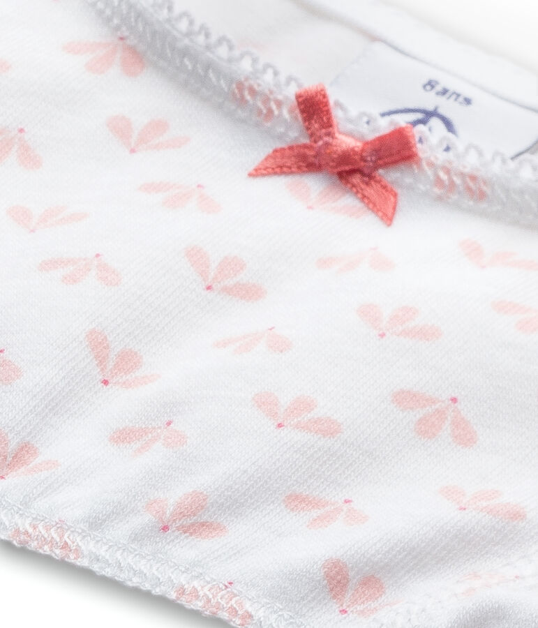 Top estampado para ni&ntilde;a blanco/rosa/multicolor