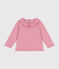 Blusa de manga larga de jersey para bebé rosa ROSELINE CHINE