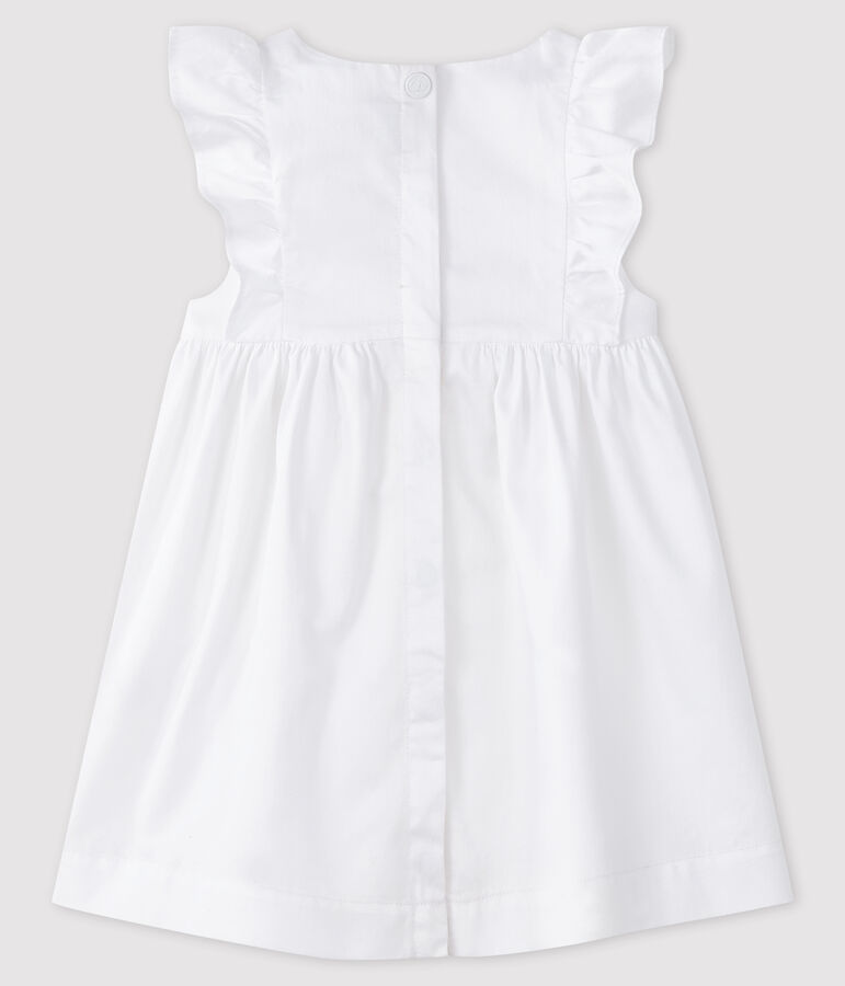 Vestido de ceremonia para beb&eacute; ni&ntilde;a blanco