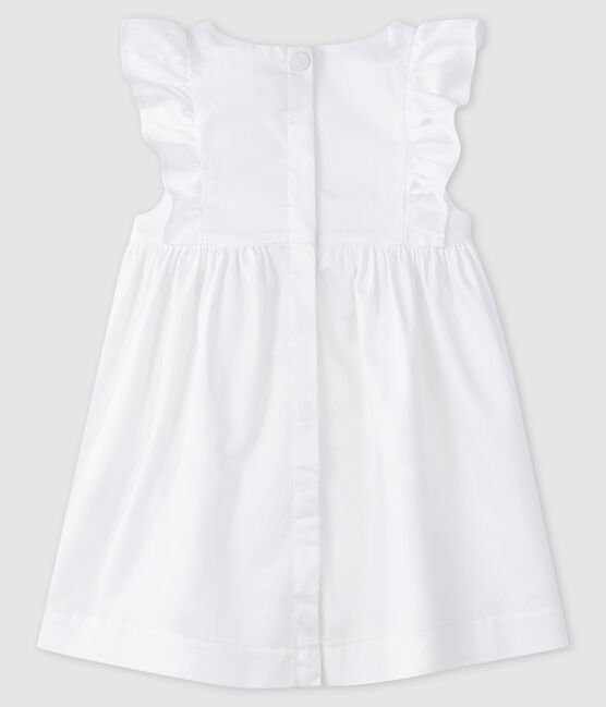 Vestido de ceremonia para bebé niña blanco ECUME
