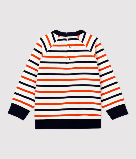 Sudadera de muletón de bebé. blanco MARSHMALLOW/ SMOKING/ CAROTTE