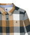 Camisa a cuadros para niño verde SHERWOOD/blanco MULTICO