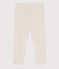 Leggings de algodón para bebé beige MONTELIMAR CHINE