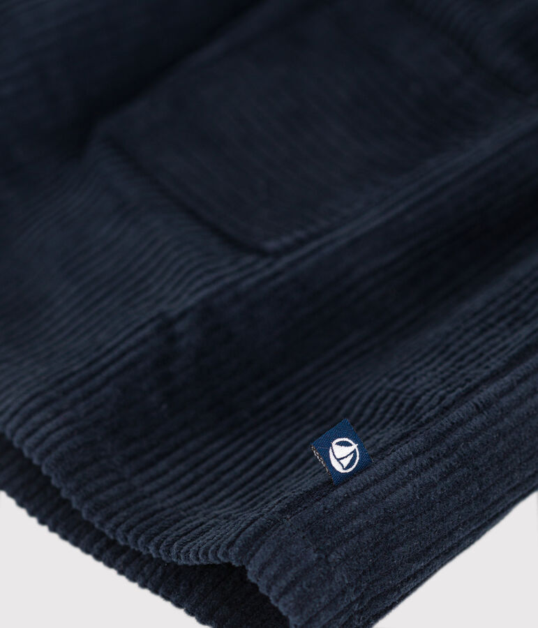 Vestido sin mangas de pana para beb&eacute; azul